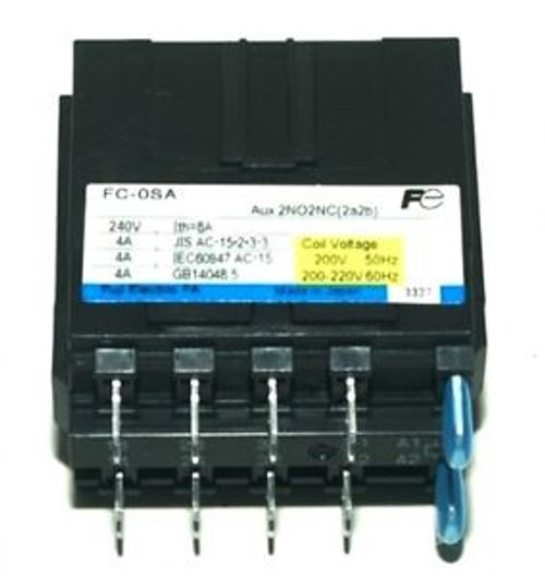 Fuji FC-0SA-AC200V-2A2B Contactor 200V Coil NEW