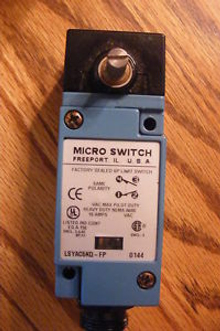 Honeywell LSYAC5KQFP Oil Tight Micro Limit Switch
