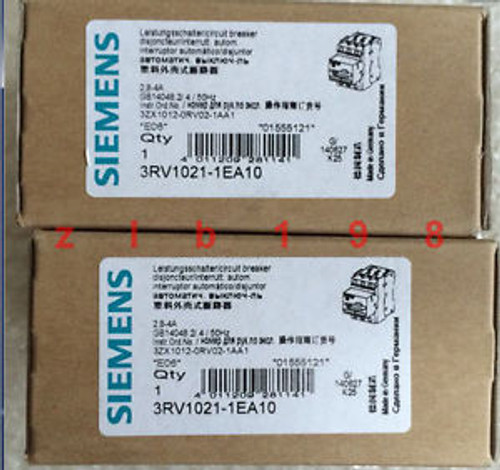Siemens motor protection circuit breaker 3RV1021-1EA10 NEW