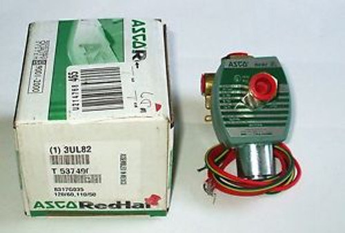 Asco 8217G035 3-Way 1/4 Solenoid Valve 120v. Coil