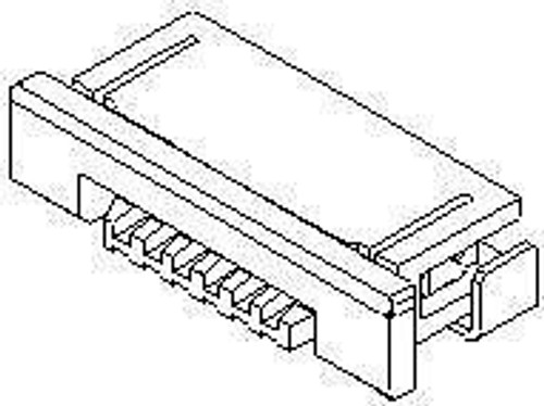 FFC & FPC Connectors RA SMT ZIF BOTTOM 24 FFC/FPC (100 pieces)