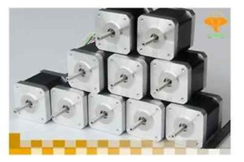 ?US Ship?10 pcs Nema 17 stepper motor 1.7A 40mm ,4000g.cm,3D pinter CNC