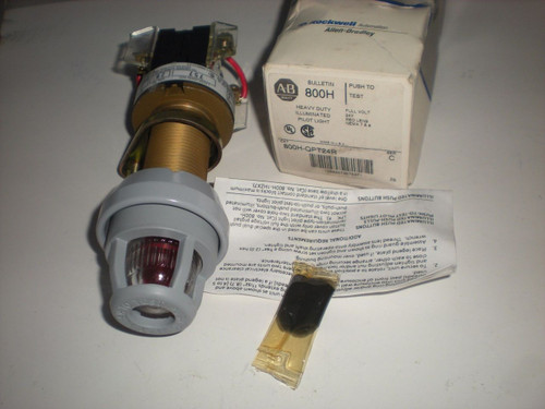 Allen Bradley 800H-QPT24R Pilot Light