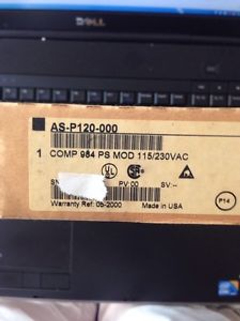 MODICON AS-P120-000 AC POWER SUPPLY, New, SEALED