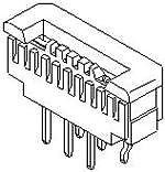 FFC & FPC Connectors 1.0 FPC ZIF ST Hsg A IF ST Hsg Assy 24Ckt (50 pieces)
