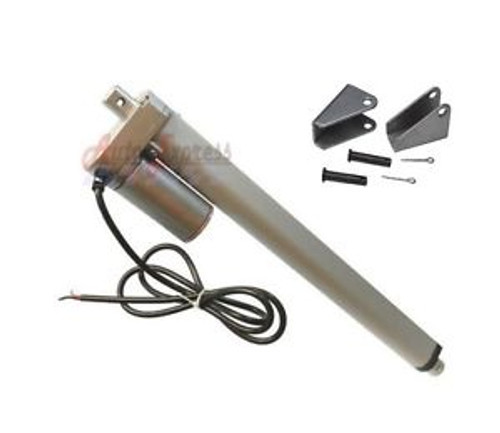 22 Linear Actuator with Bracket Heavy Duty Stroke 12 Volt DC 200 Pound Max Lift