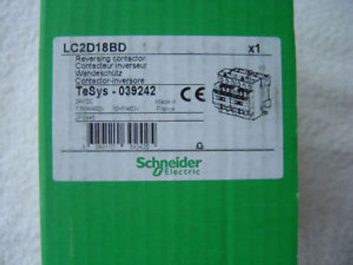 New  Schneider  Reversing Contactor     LC2D18BD