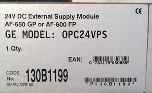 GE OPC24VPS 24VDC External Supply Module for AF-600 and AF-650 Drives