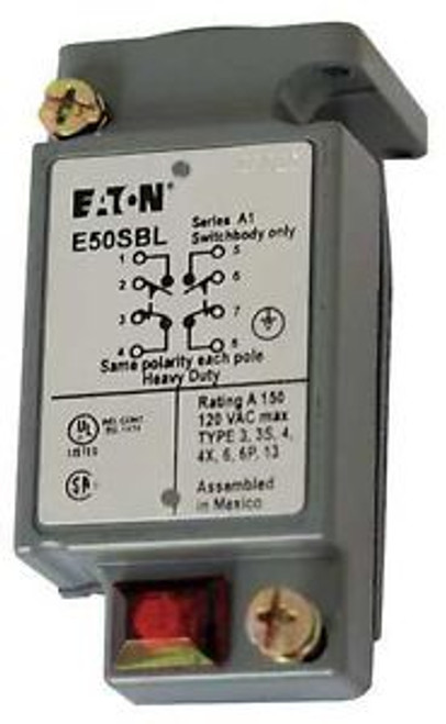 Eaton E50Sbl Limit Switch Body,With Light,2No/2Nc