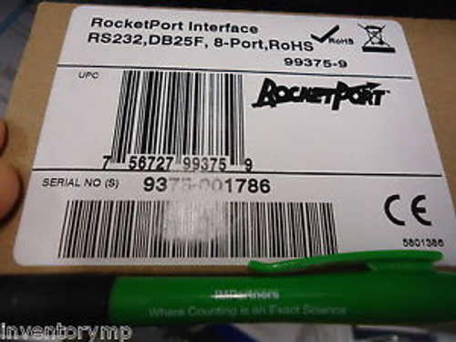 Comtrol 99375-9 RocketPort 8 Port RS-232 Interface. Brand New