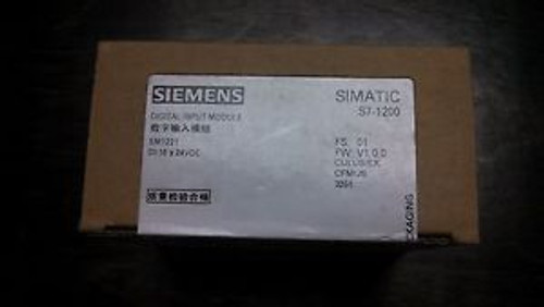 Siemens 6ES7 221-1BH30-0XB0 S7-1200 SM 1221  DI 8 x 24VDC DIGITAL INPUT MODULE