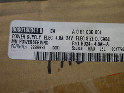 POWER ONE HD24-4.8A POWER SUPPLY 24VDC 4.8A REMOTE SENS