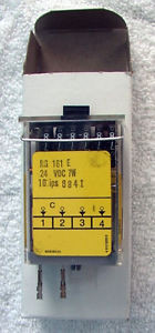 New 24VDC 6 DIGIT Re-settable counter Model# RG 161 E BY Sodeco 2 WIRE 400 Ohm