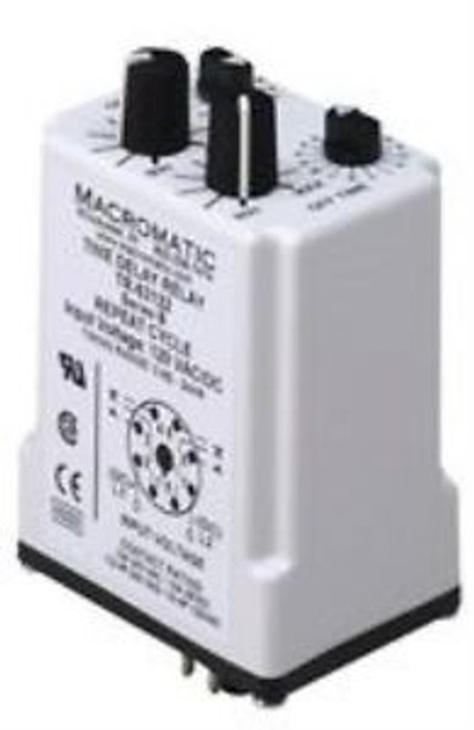 Macromatic Controls Tr-63122 Time Delay Relay Dpdt 24H 120Vac/Dc