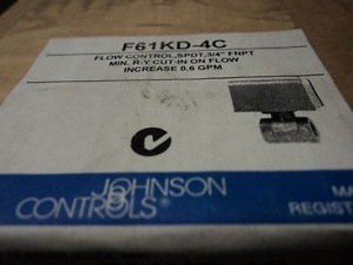 JOHNSON CONTROLS FLOW SWITCH CONTROL F61KD-4C