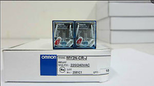 10PC NEW IN BOX Omron Relay MY2N-CR-J 220-240VAC