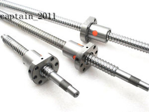 3pcs BallScrew SFU1605 L200mm L300mm L400mm end machined ballnut for DIY CNC(A)