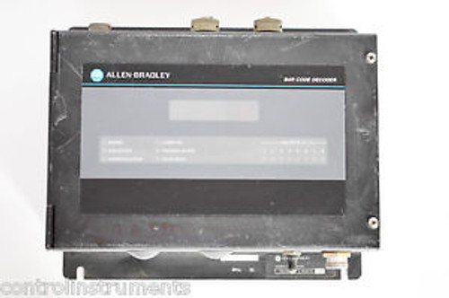ALLEN BRADLEY DECODER SINGLE FOR BAR CODE SYSTEM W/MANUAL/CORD 2755-DS4A