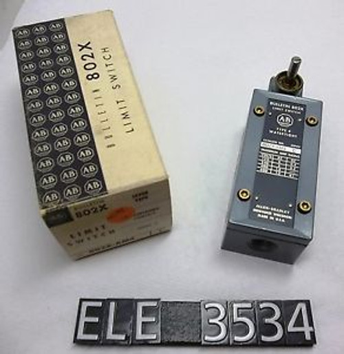 NEW Allen-Bradley 802X-AM4 Lever Type Limit Switch (ELE3534)