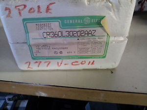 G.E. CR360L30213AAZ NEW IN BOX 2P 30A 265-277V COIL MAG LIGHTING CONTACTOR #B40