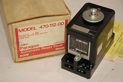 AMF Paragon 470-112-00 Automatic Reset Timer Control Motor 3 Minute 120V 60Hz