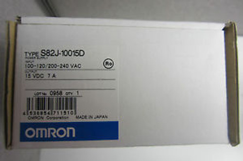 NEW OMRON S82J-10015D POWER SUPPLY S82J10015D