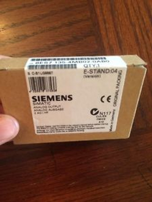 Siemens 6ES7 135-4MB02-0AB0 Simatic Analog Output Module  sealed in box