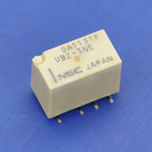 100x NEC UB2-3NE SMD Signal Relay,DC 3V,Ultra-miniature Slim type,DPDT/2 Form C