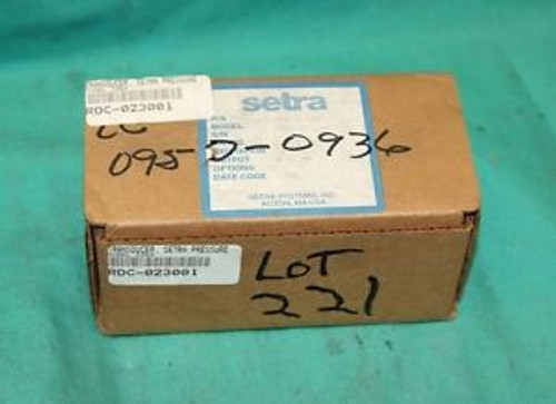 Setra C264 264120-21 Pressure Transducer 0-2.5 WC 24VDC 4-20MA 670358 NEW