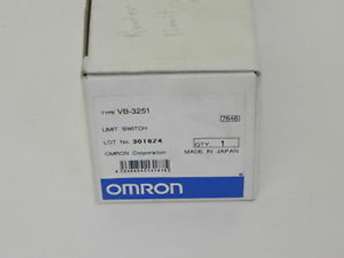 OMRON VB-3251 LIMIT SWITCH VB3251 NIB