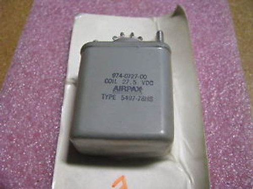 AIRPAX RELAY # 974-0727-00 NSN: 5945-00-084-3427  # 5497-78HS