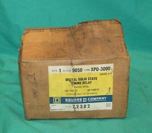 Square D 72382 Digital Solid State Timing Relay 9050 XP0-3000 NEW