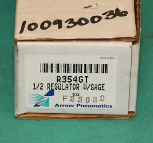 Arrow Pneumatics 1/2 .5 Regulator gage air R354GT R35