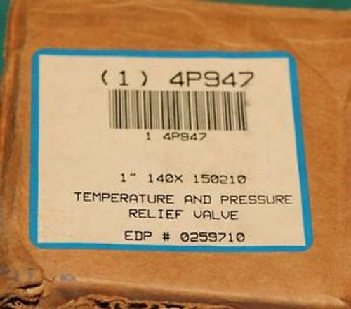 Watts Temperature Pressure Relief Valve 4P947 150210 140X 1 0259710 M14 9313N