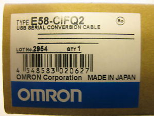 new omron E58-CIFQ2 USB SERIAL  CONVERSION CABLE FOR controller E5CC-QX3A5M-000