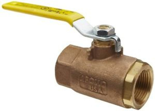 Apollo 80-100 Series Bronze LP-Gas Ball Valve  Two Piece  Inline  Lever  1-1/2