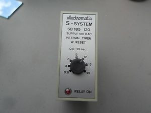 Electromatic S-System Intertval Timer SB-185120 with Reset