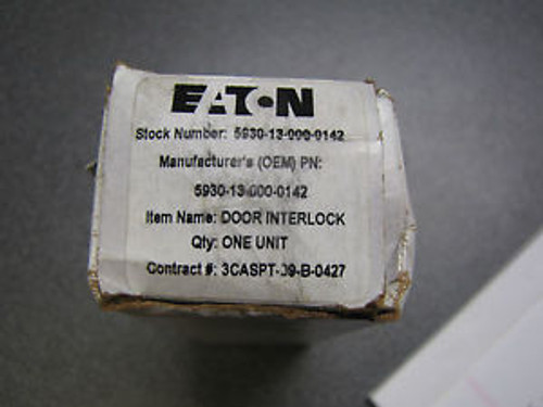 Eaton Cutler Hammer 5930130000142 door interlock 30 volt max 0.5 amps max each c