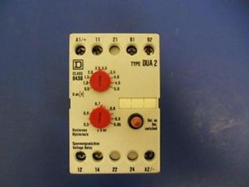 Square D Class 8430 Industrial AC DC Voltage Monitoring Relay 8430-DUA2