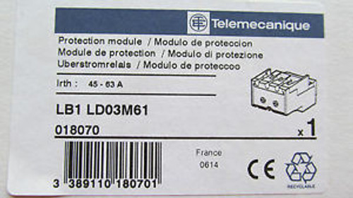 New in the Box Telemecanique Protection Module LB1LD03M61ping