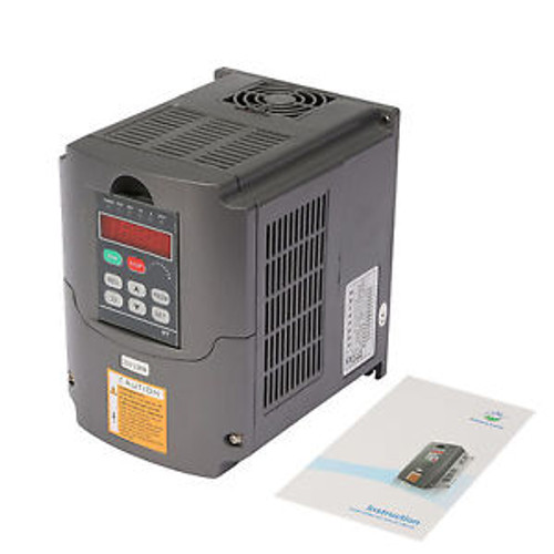 2.2KW 3HP VFD DRIVE INVERTER 10A 220-250V LOAD CAPABILIITY CALCULOUS PID GREAT