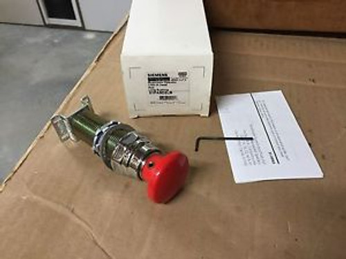 NEW Siemens 51PA9D2LB Mushroom Operator 1-5/8 Head RED Long Bushing