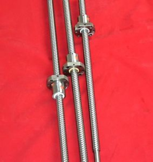 3 anti backlash 16mm ballscrew RM1605-550/650/650mm-C7 end machined+ball nut CNC