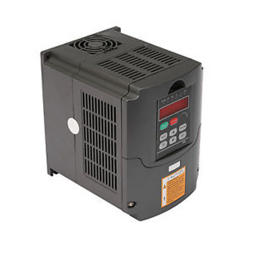 2.2KW 3HP VFD DRIVE INVERTER LOW OUTPUT 10A 220-250V LOAD CAPABILIITY EXCELLENT