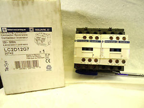 NEW SCHNEIDER TELEMECANIQUE LC2D12G7 REVERSING CONTACTOR 25A