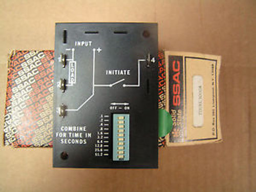 SSAC #TDUBL300A Solid State Timer .1 to 51.2 Seconds NEW in Box
