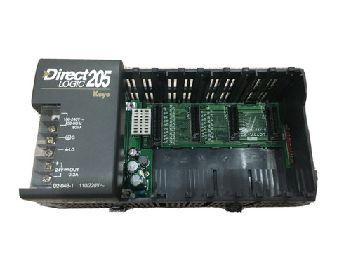 New Automation Direct D2-04B-1 Plc Chassis, 4 Slot