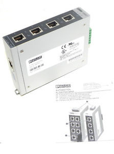 New PHOENIX CONTACT FL SWITCH SFNT 5TX ORD. NO. 2891003, 24V DC