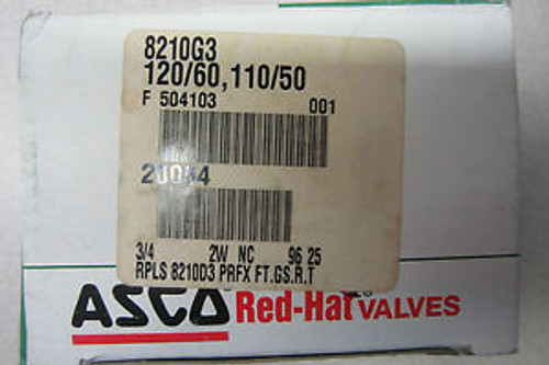 NEW ASCO 8210G3 SOLENOID VALVE