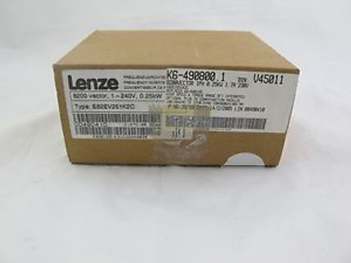 NEW LENZE E82EV251K2C FREQUENCY INVERTER 8200 VECTOR 60 DAY WARRANTY